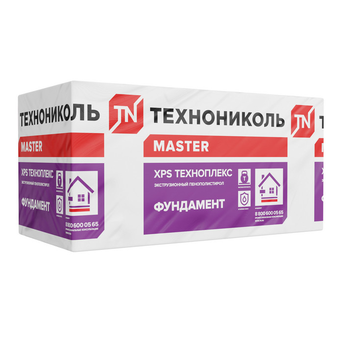 XPS ТЕХНОПЛЕКС ФУНДАМЕНТ 250 1180x580x50-L