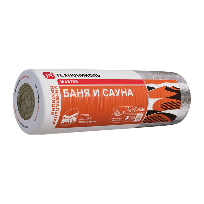 Утеплитель ТЕXНОНИКОЛЬ Баня и сауна, 12500x1200x30