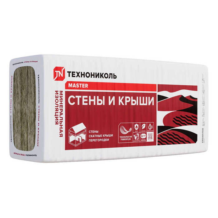 Утеплитель ТЕХНОНИКОЛЬ Стены и крыши, 1000x610x30