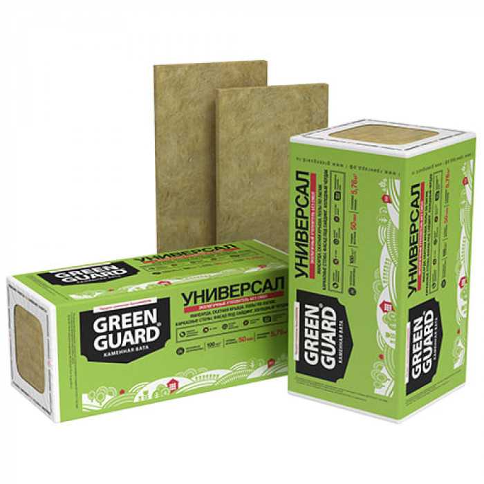 Базальтовая вата GreenGuard Универсал 70х600х1200